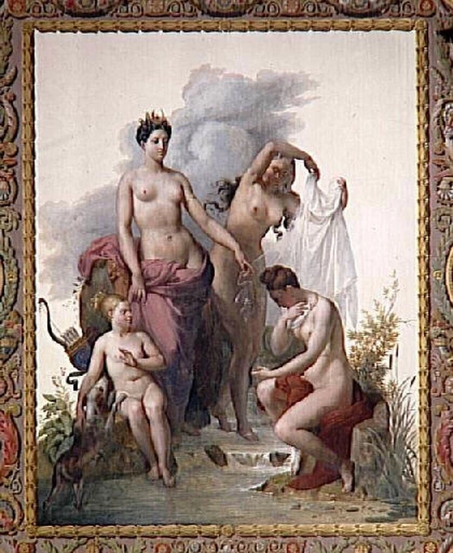 Diana scaccia dalla sua presenza la ninfa Callisto - Musée National du Château de Fontainebleau